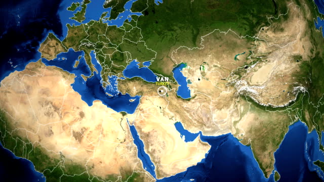 EARTH-ZOOM-IN-MAP---TURKEY-VAN