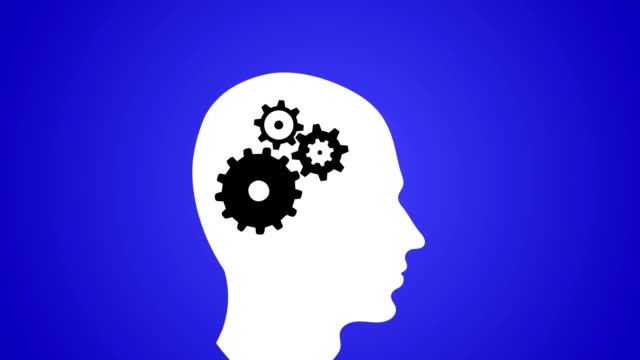 thinking-man-concept-whirling-gears-and-cogs-loop-blue