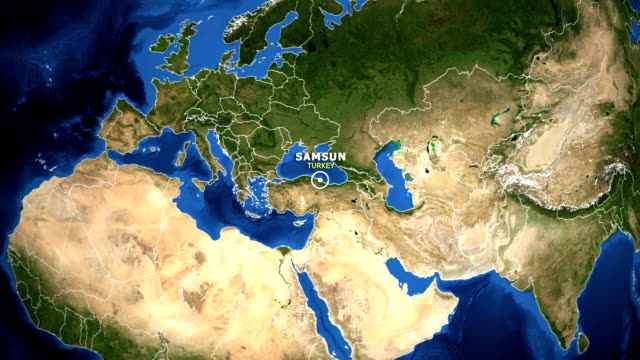 EARTH-ZOOM-IN-MAP---TURKEY-SAMSUN