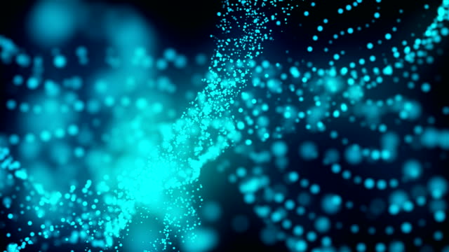 Abstract-flowing-bright-particles-as-sea-water,-computer-generated-abstract-background,-3D-render