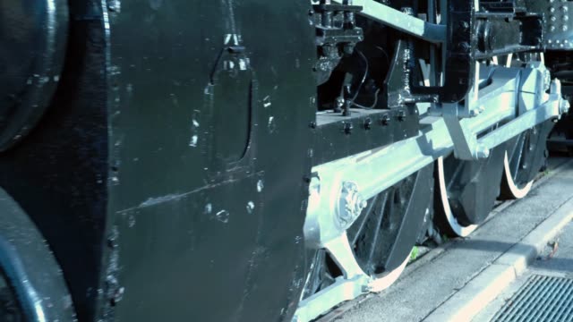 Cerca-de-la-parte-inferior-del-Video-locomotora-antigua