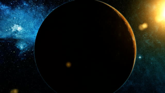 Realistischer-Planet-Merkur-aus-dem-Weltraum