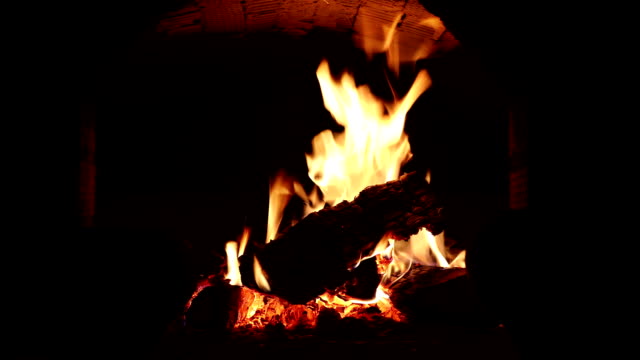 A-fire-burns-in-a-fireplace