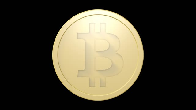 Bitcoin-sign-on-golden-coin