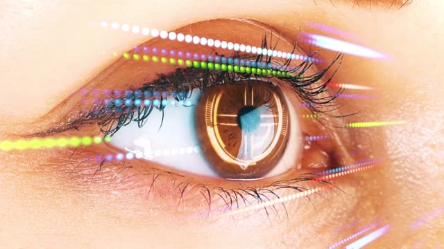 Female-Eye-With-Futuristic-Interface.-Futuristic-vision-of-reality-and-concept-of-cyber-technology