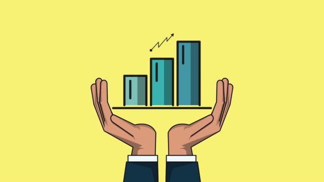Hände-mit-Geschäft-Statistiken-wächst