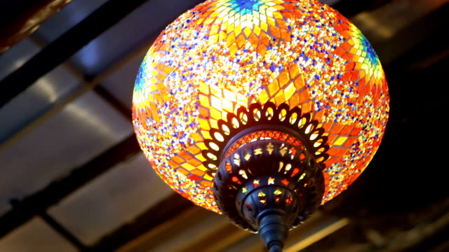 Coloured-lamps-interior