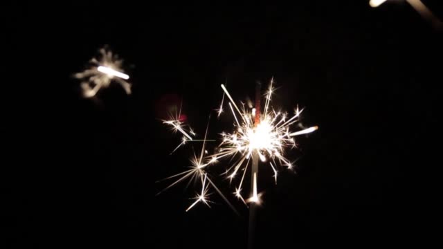 sparkler-at-nighttime