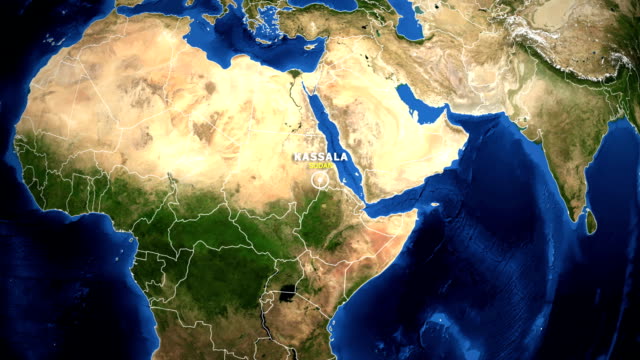 EARTH-ZOOM-IN-MAP---SUDAN-KASSALA