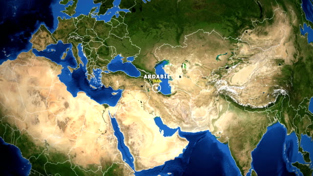 EARTH-ZOOM-IN-MAP---IRAN-ARDABIL