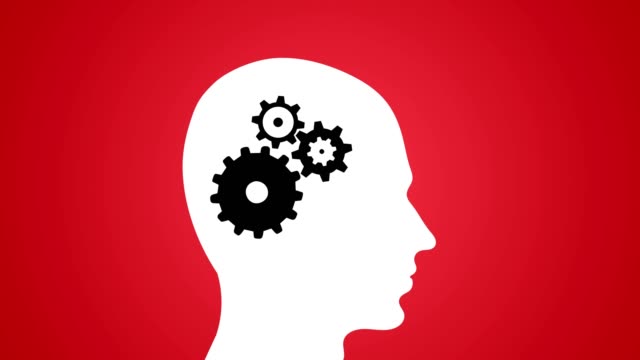 thinking-man-concept-whirling-gears-and-cogs-loop-red
