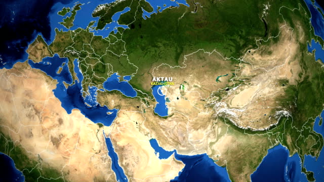 EARTH-ZOOM-IN-MAP---KAZAKHSTAN-AKTAU
