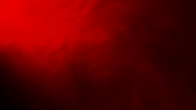 Abstracto-rojo-humo-como-nubes-efecto-sobre-fondo-negro,-la-onda-que-fluye