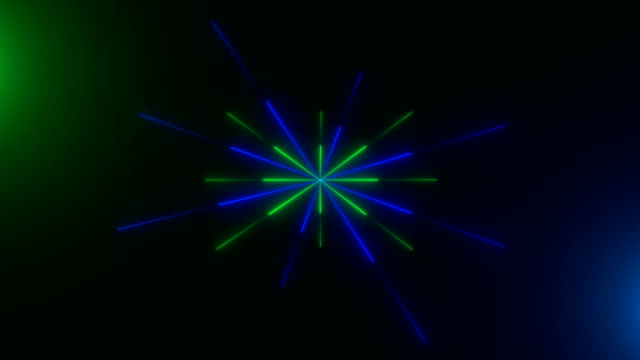 Abstrakte-Neon-Linien,-computergenerierte-Hintergrund