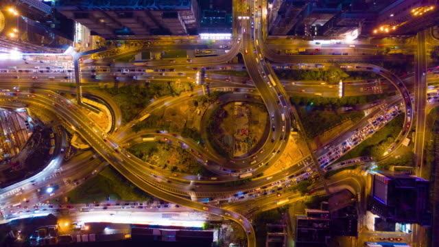 night-traffic-street-road-junction-aerial-timelapse-top-view-4k-hong-kong