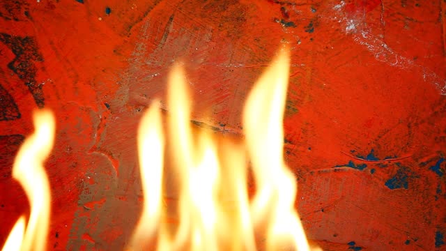 Rote-Wand-Feuer-Flamme-HD-Filmmaterial