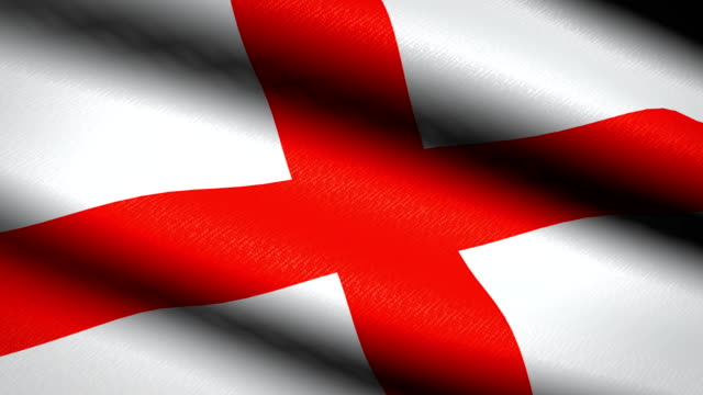England-Flag-Waving-Textile-Textured-Background.-Seamless-Loop-Animation.-Full-Screen.-Slow-motion.-4K-Video