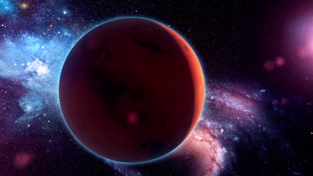 Realistic-Planet-Mars-from-space