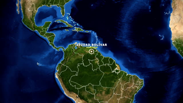EARTH-ZOOM-IN-MAP---VENEZUELA-CIUDAD-BOLIVAR