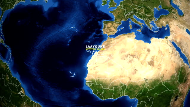 EARTH-ZOOM-IN-MAP---WESTERN-SAHARA-LAAYOUNE