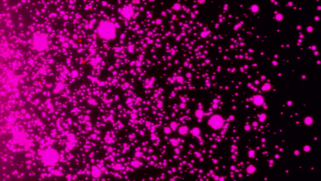 Many-abstract-small-violet-particles-in-space,-computer-generated-abstract-background