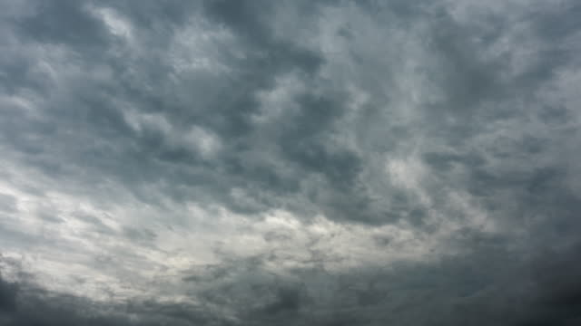 Professional-4k-time-lapse-of-gray-stormy-clouds,-no-flicker,-no-birds.