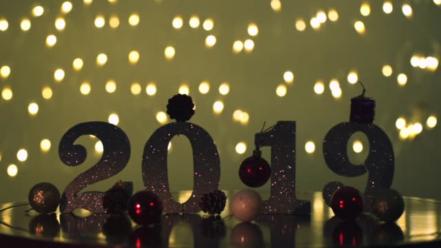 Turning-on-the-light-on-2019-Appears-with-Bokeh-Background