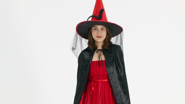 Asian-woman-in-witch-costume.