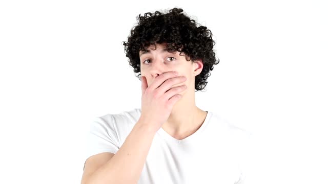 Shock,-Upset-Young-Man-with-Curly-Hairs,-white-Background