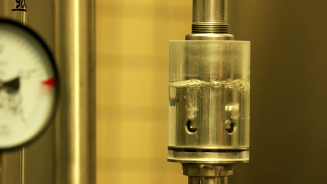 Pressure-safety-valve-for-brewery-in-action.