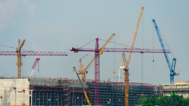 Crane-building-site