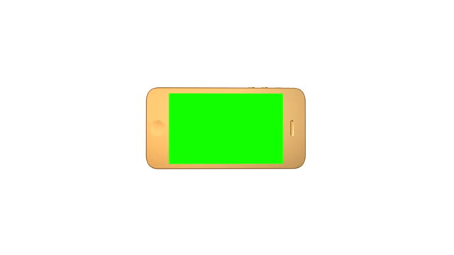 Nahaufnahme-der-Hand-Steuerelemente-auf-einem-green-Screen-Smartphone.