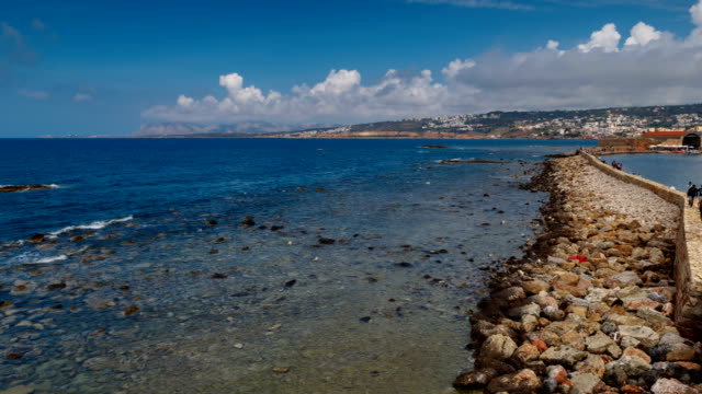 Timelapse-de-la-Canea,-Creta,-Grecia