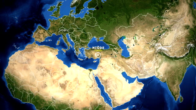 EARTH-ZOOM-IN-MAP---TURKEY-NIGDE