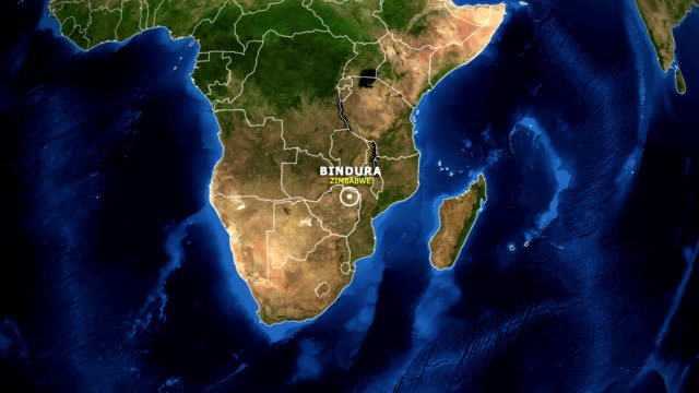 EARTH-ZOOM-IN-MAP---ZIMBABWE-BINDURA