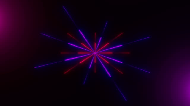Abstract-neon-lines,-computer-generated-background