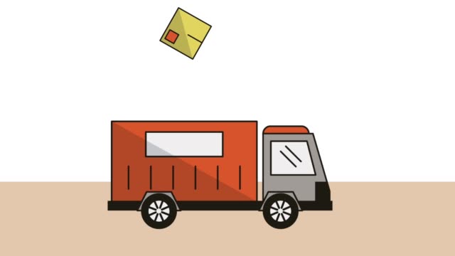 LKW-mit-Kartons-Lieferung-Service-animation