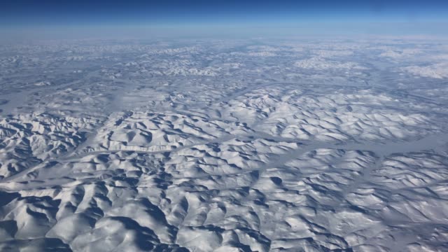 Luftaufnahme-der-ein-Winter-Wunderland-in-Manitoba,-Kanada