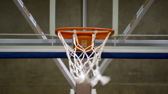 Basketball-shooting.-Basketball-net-close-up.-Flat-plane.-Front-view
