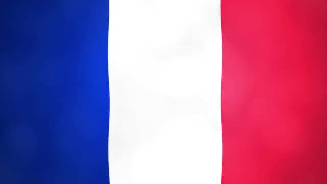 Frankreich-Land-winken-3D-Flagge-Duo-Übergang-Hintergrund