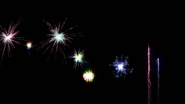 Fuegos-artificiales-explotan-camino-partículas-coloridas-para-todo-evento-celebración.