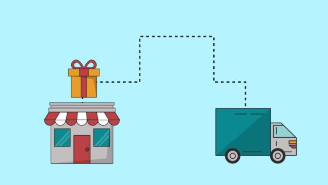 Shopping-and-delivery-HD-animation