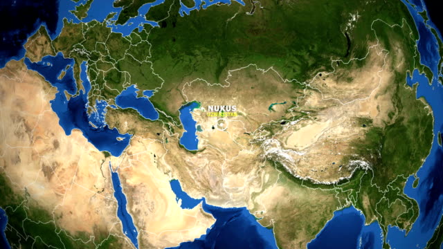 EARTH-ZOOM-IN-MAP---UZBEKISTAN-NUKUS