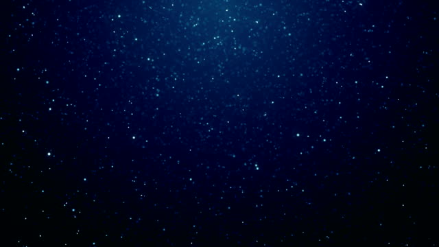 Lazo-de-fondo-cinemática-de-partículas-polvo-azul-Resumen-bokeh-luz-movimiento-títulos