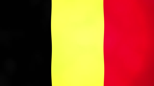 Belgien-Land-winken-3D-Flagge-Duo-Übergang-Hintergrund