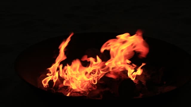 Bonfire-burning-trees-at-night.-Bonfire-burning-brightly,-heat,-light,camping,-big-bonfire