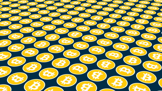 Bitcoin-kryptowährung-Münzen-Hintergrund