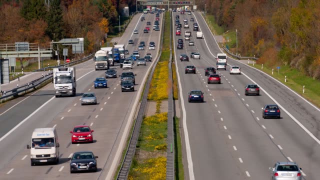 time-lapse-of-cars-driving-with-high-speed-on-German-Autobahn