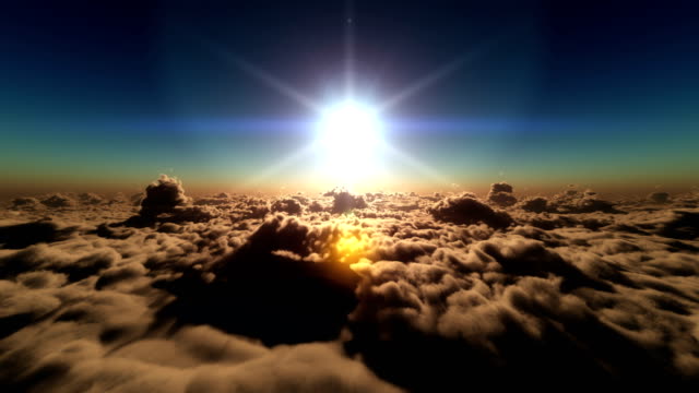 Wolken-fliegen-Sonnenuntergang-4k