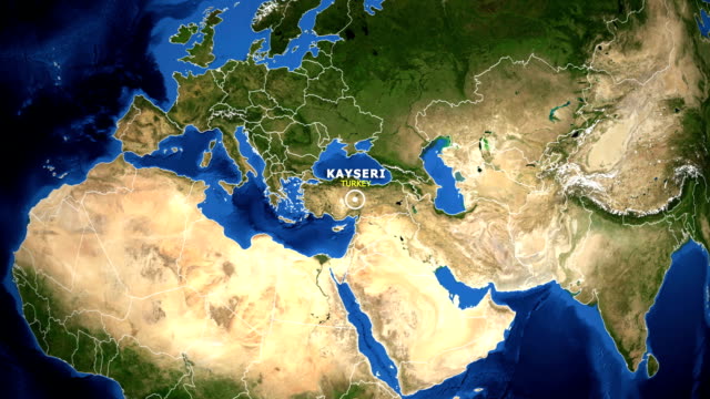 EARTH-ZOOM-IN-MAP---TURKEY-KAYSERI